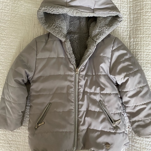 Mayoral Fur Puffy Coat 3T - Picture 3 of 3